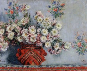 菊、1878 作： Claude Monet